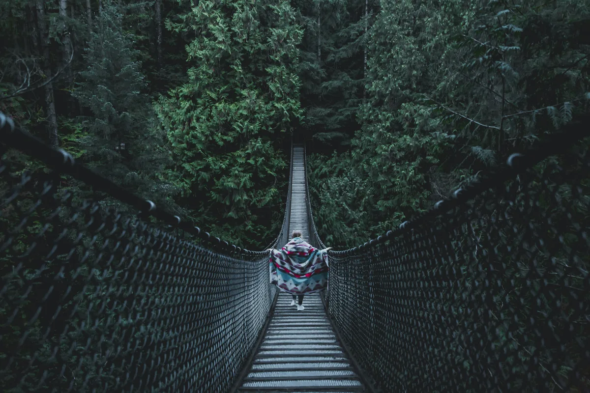 Lynn Canyon guided hike near Vancouver BC — old-growth rainforest and suspension bridge